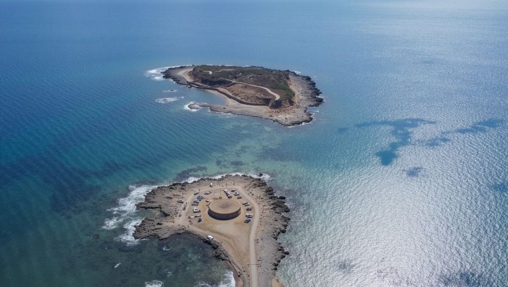 Arena y orilla en Spiaggia di Morghella, Portopalo di Capo Passero, Sicilia