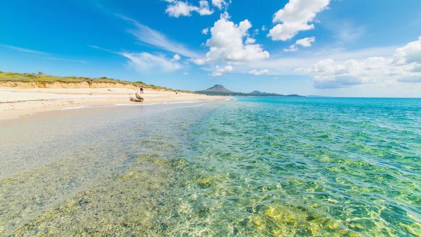 Piscinas dunas gigantes desierto Costa Verde Cerdeña