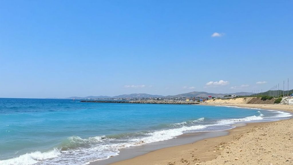 Playa Spiaggia di San Leone Libera Accessibile en Agrigento, Sicilia