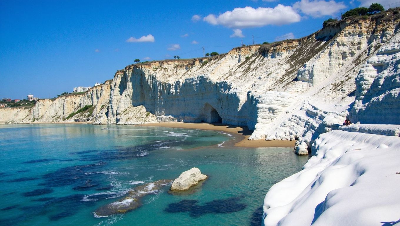Scala dei Turchi Realmonte acantilado marga blanca Sicilia