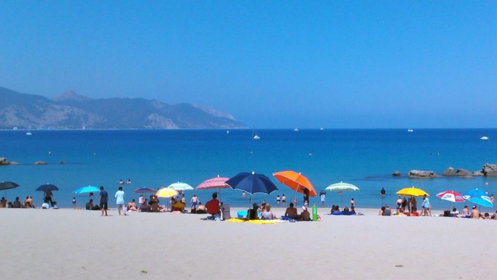 Horizonte desde Spiaggia di Tonnarella, Furnari, Sicilia