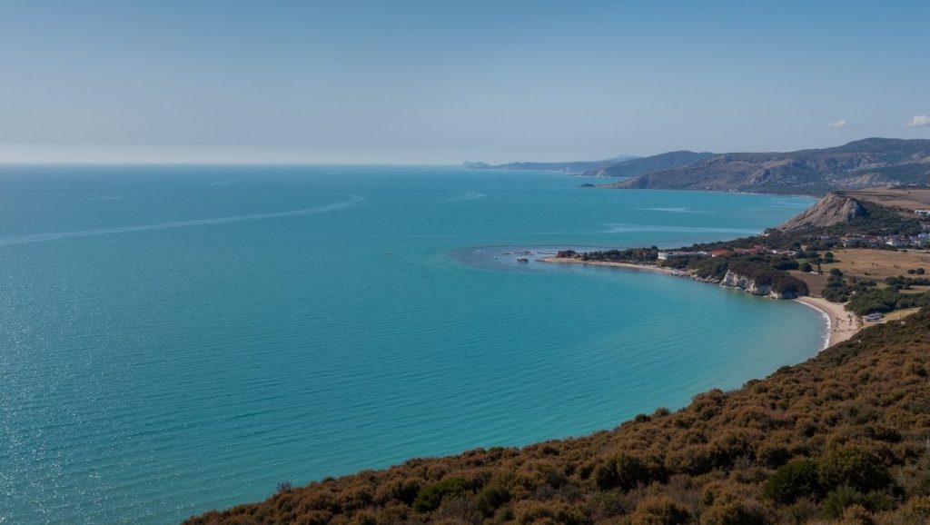 Amplio horizonte marino en Spiaggia Giallonardo I, Realmonte