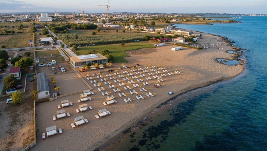 Agua y arena en Spiaggia Isola delle Correnti, Portopalo di Capo Passero