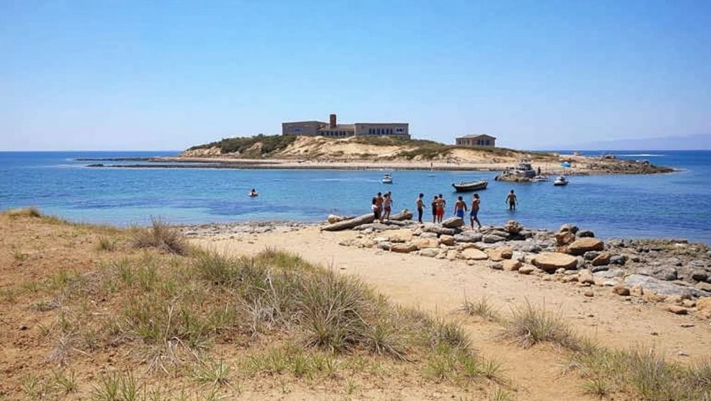 Vista del litoral en Spiaggia Isola delle Correnti, Portopalo di Capo Passero