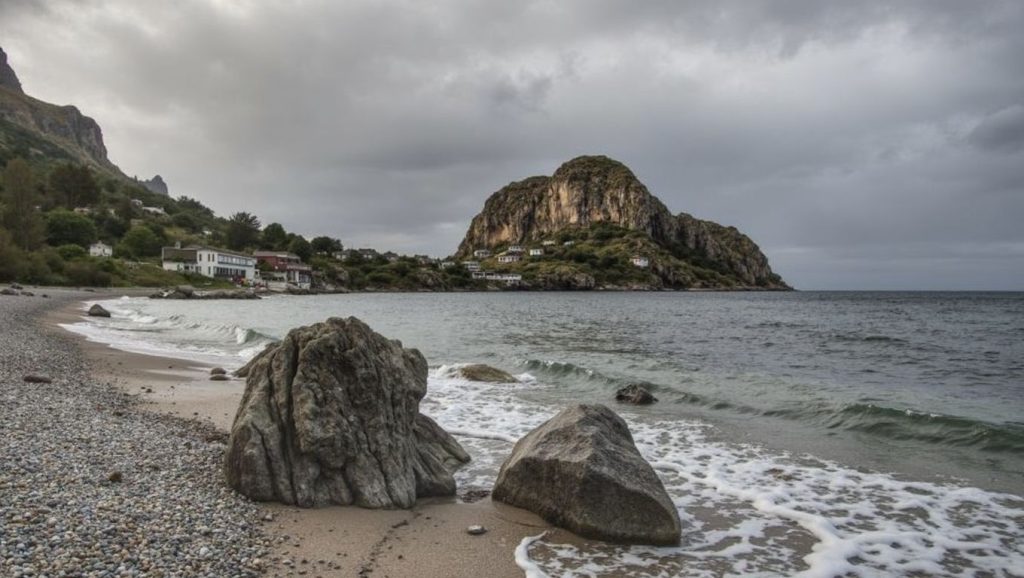 Arena fina en Spiaggia Kafara, Bagheria, Sicilia