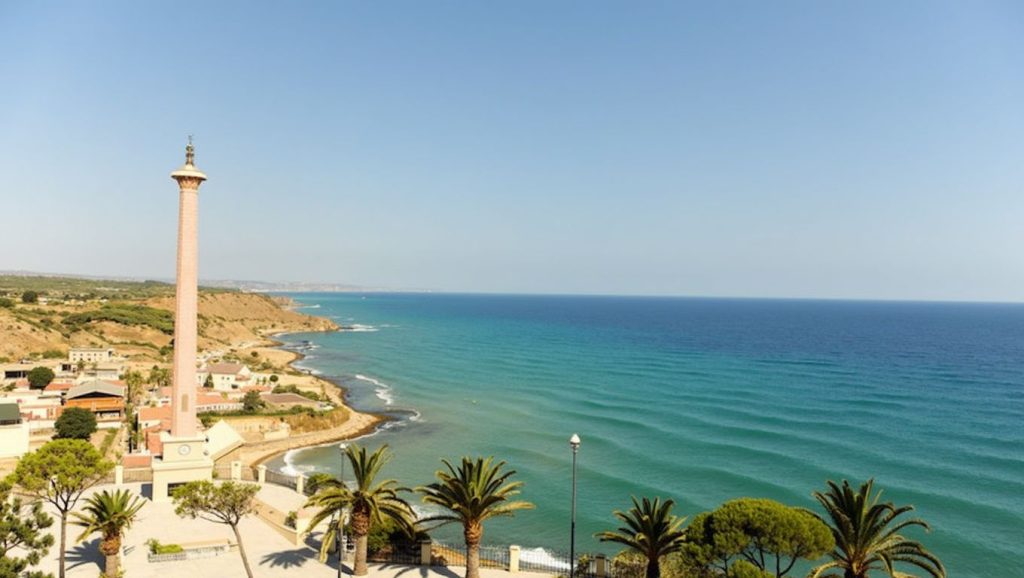 Acceso a Spiaggia Lido desde el aparcamiento, Sciacca