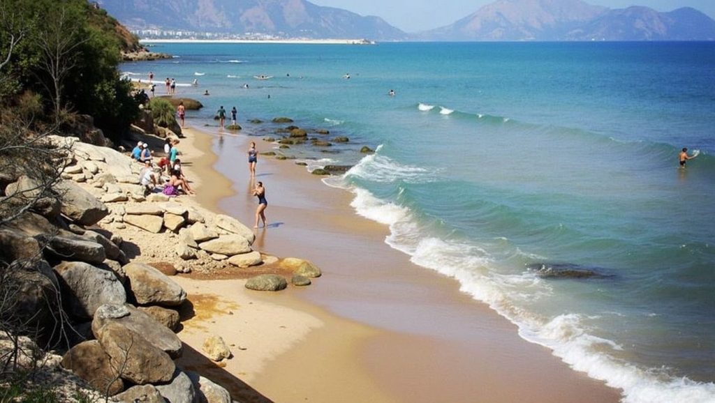 Vista del entorno de Spiaggia Lido Casello, Trappeto, Sicilia