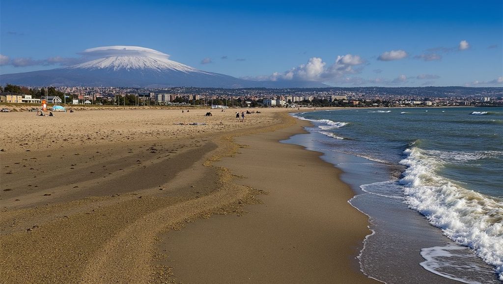 Textura de arena en Spiaggia Marina de Acate, Acate, Sicilia