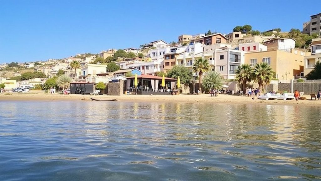 Horizonte desde Spiaggia Marina di Palma, Palma di Montechiaro, Sicilia