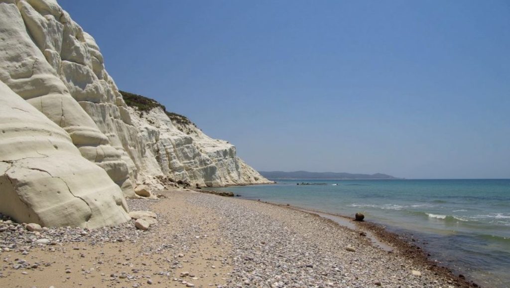 Vista del litoral en Spiaggia naturista di Forza d'Agrò, Sant'Alessio Siculo