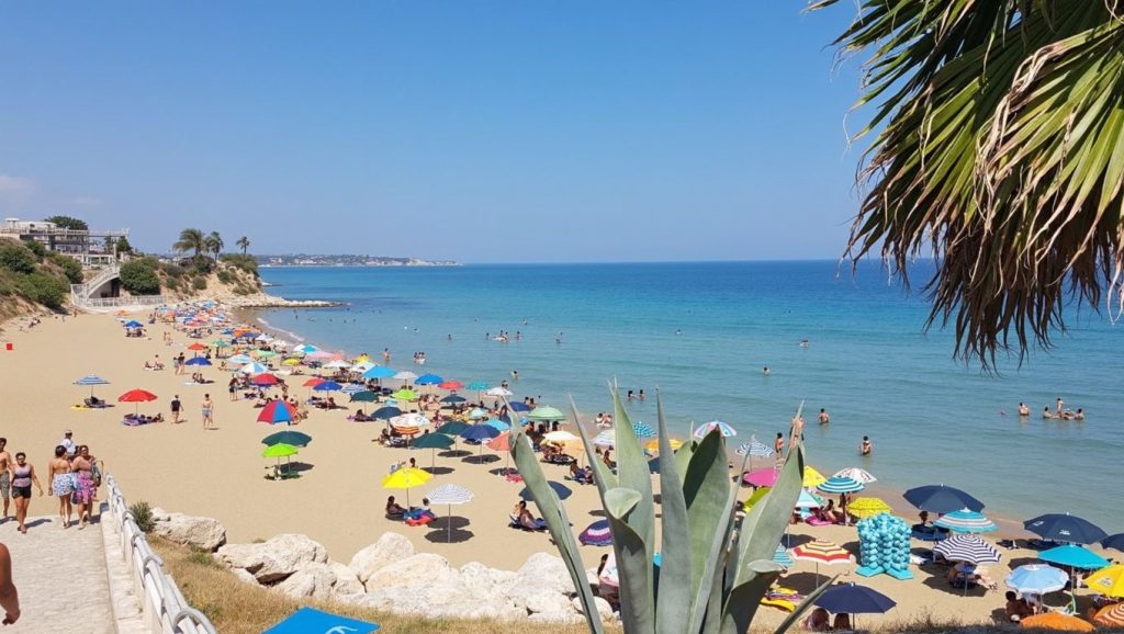 Vista del litoral en Spiaggia Pantanello, Avola