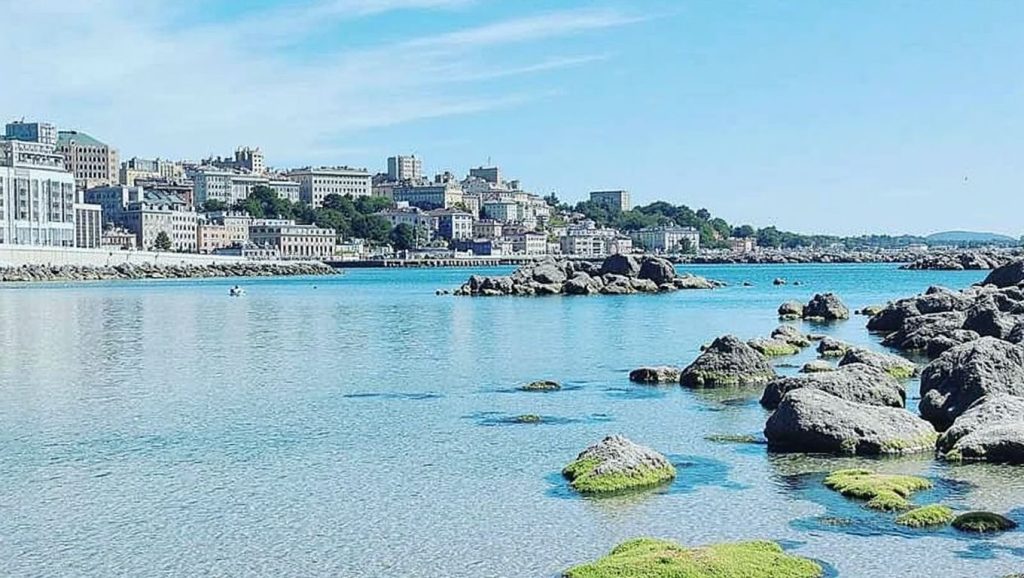 Playa Spiaggia San Giorgio desde la arena, Sciacca, Sicilia