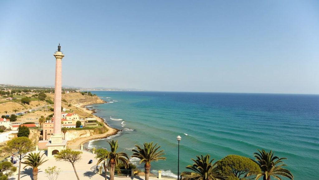 Acceso a Spiaggia San Giorgio desde el aparcamiento, Sciacca
