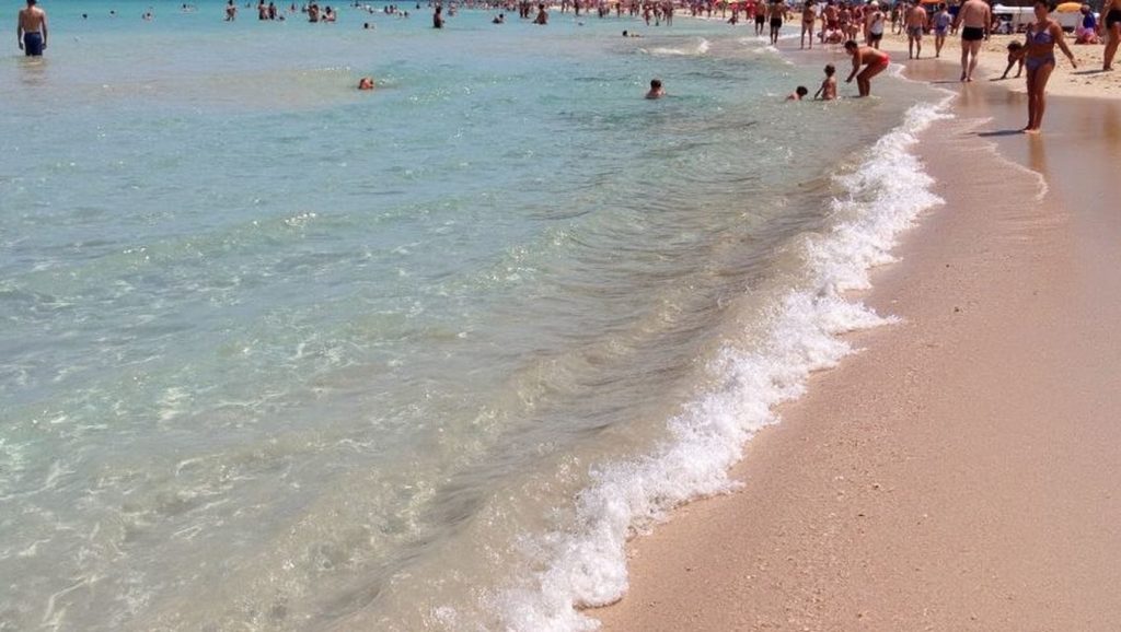 Horizonte desde Spiaggia Seno dell'Arena, San Vito Lo Capo, Sicilia