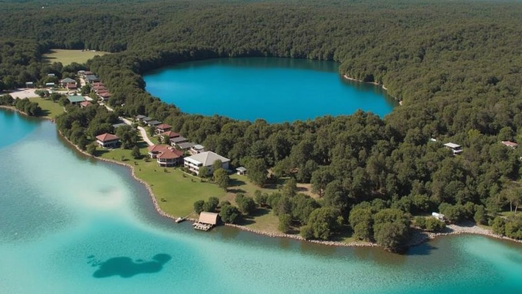 Cenote Azul Bacalar (Bacalar, México) — foto 2