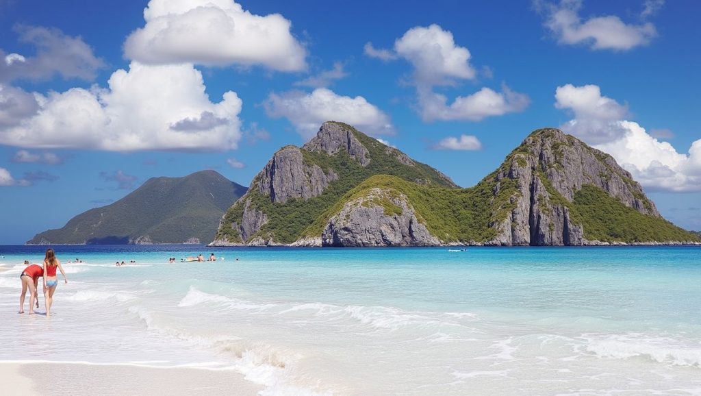 Desert Sanctuary Island Beach (Archipiélago de Bacuit, El Nido, Palawan, Filipinas) — foto 2