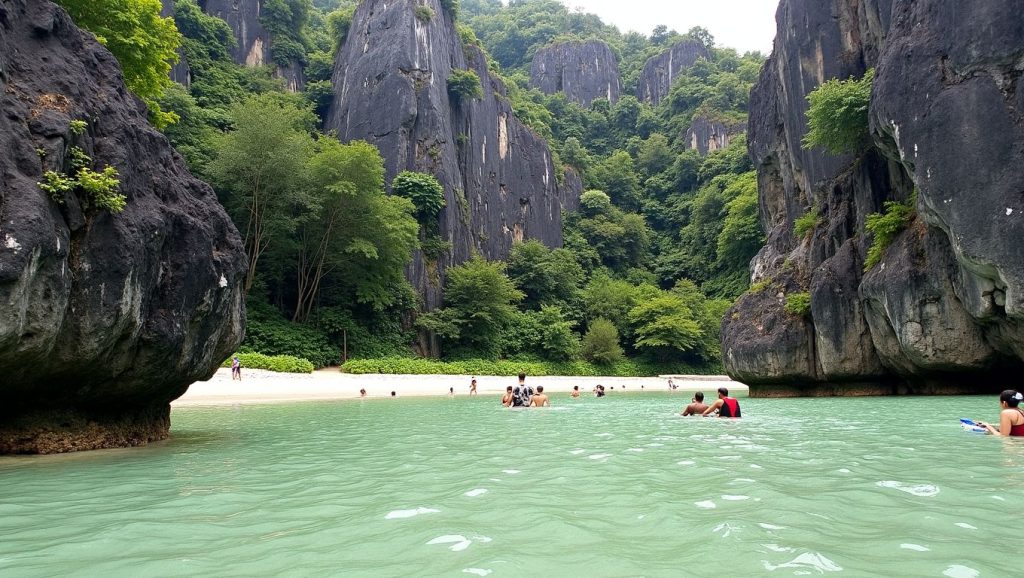 Hidden Beach (Archipiélago de Bacuit, El Nido, Palawan, Filipinas) — foto 2