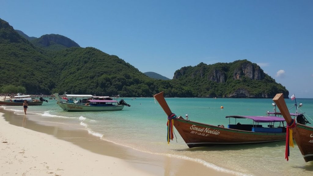 Loh Lana Beach (Norte de Phi Phi Don, Koh Phi Phi, Krabi, Tailandia) — foto 4