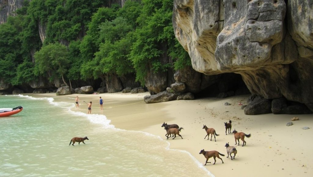 Monkeys island (Cabo Krabi Norte, Krabi, Tailandia) — foto 5