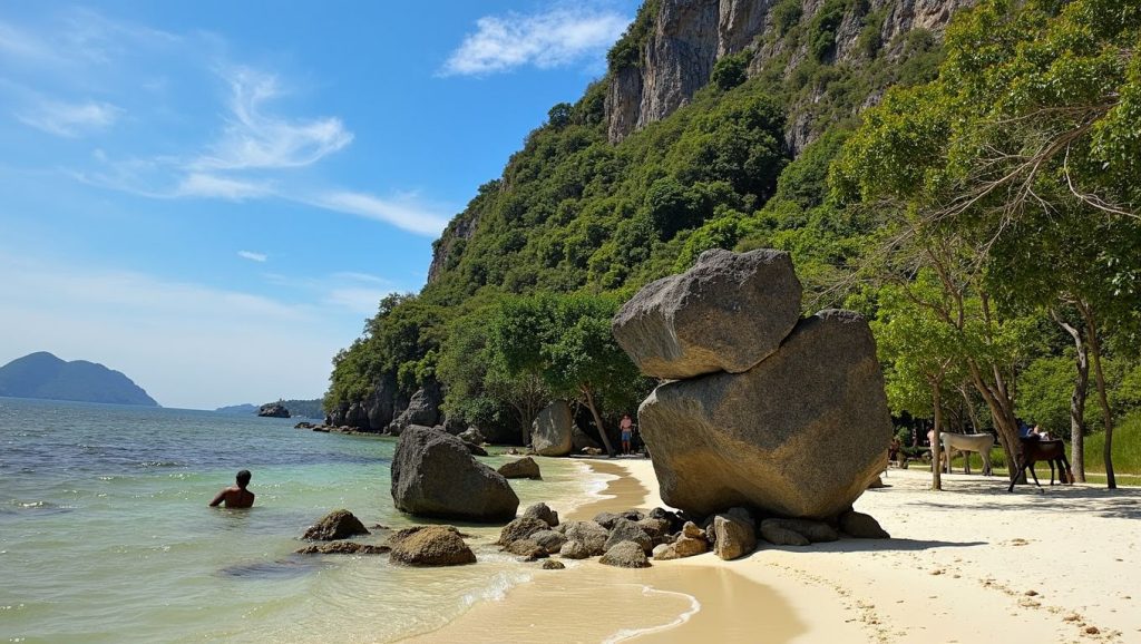 Pasandigan Beach (Archipiélago de Bacuit, El Nido, Palawan, Filipinas) — foto 3