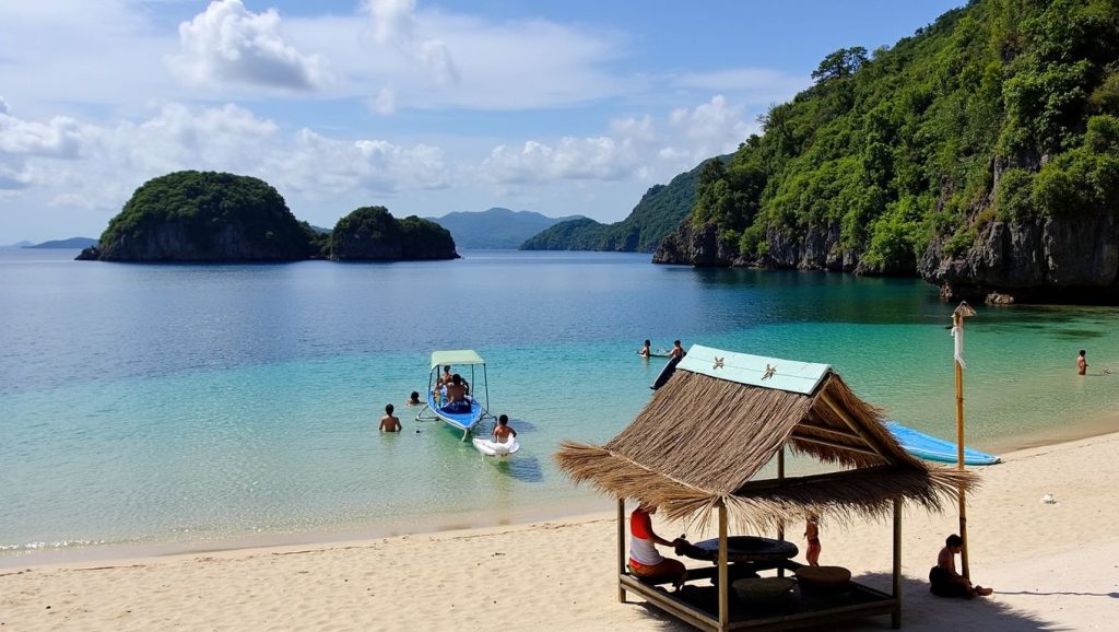 Sunset Beach (Norte de Busuanga, Coron, Palawan, Filipinas) — foto 2