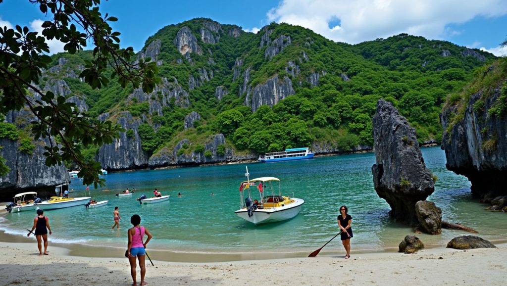 Umbrella Beach (Archipiélago de Bacuit, El Nido, Palawan, Filipinas) — foto 3